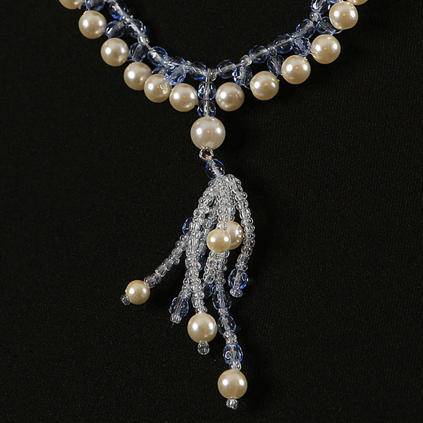 Handmade Pearl Necklace - Beads Pendant