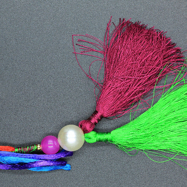 Handmade Potli Bag - Purple Gold