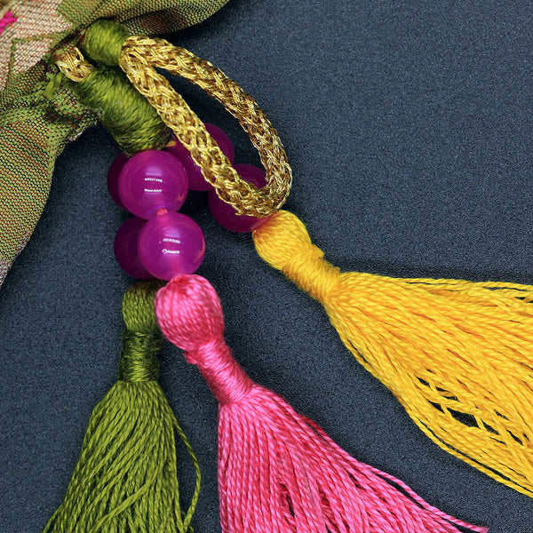 Handmade Potli Bag - Gold Jaal