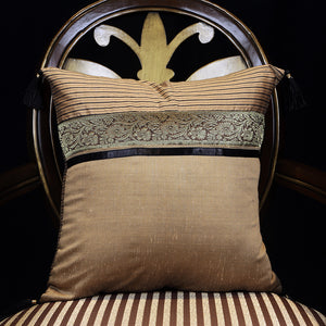 Handmade embroidered decorative throw pillow cushion & covers for home. In silk, cotton, polyester & canvas. Bring your home interior decoration ideas to life. 
