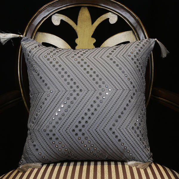 Handmade Decorative Throw Pillow Cushion & Cover Mirrorwork