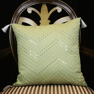 Handmade Decorative Throw Pillow Cushion & Cover Mirrorwork