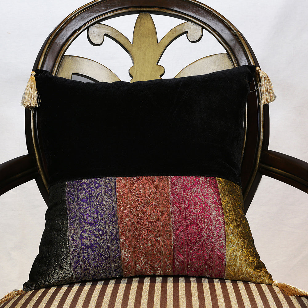 Handmade embroidered decorative throw pillow cushion & covers for home. In silk, cotton, polyester & canvas. Bring your home interior decoration ideas to life.