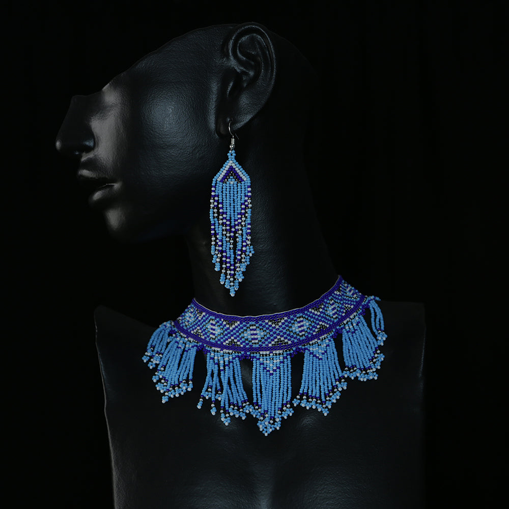 Curry Peepal Handmade Jewelry Jewellery Beads Necklace Earrings Danglers