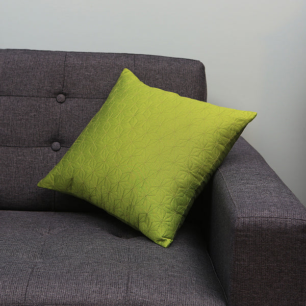 Handmade Satin finish  Decorative Throw Pillow & Cushion Cover Pair 16 x 16 inches Green