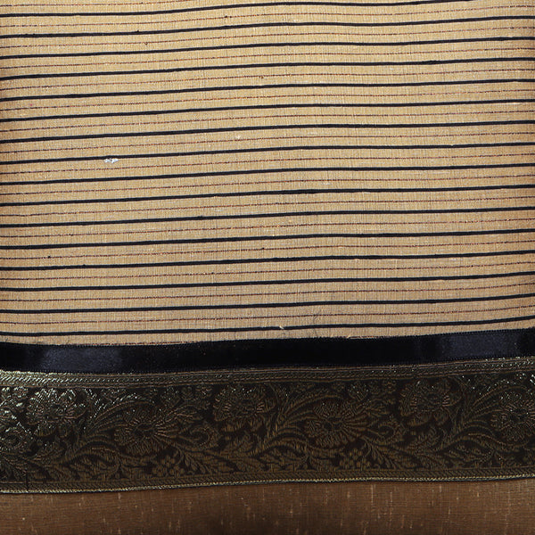 Handmade Decorative Throw Pillow Cushion & Cover Golden Brown