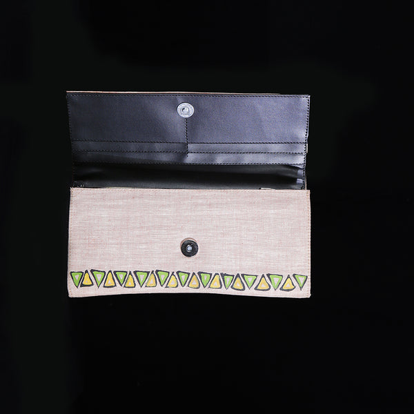 Handpainted Madhubani Ladies Clutch / Purse - Tree of Life