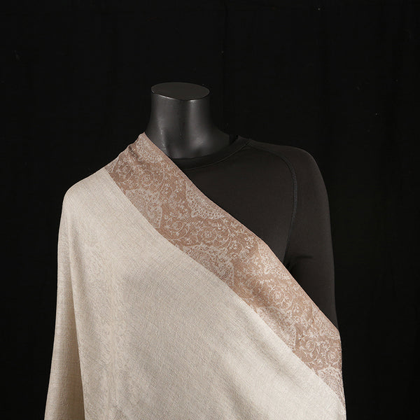 Pashmina Ladies Shawl / Scarf - Alabaster Plain