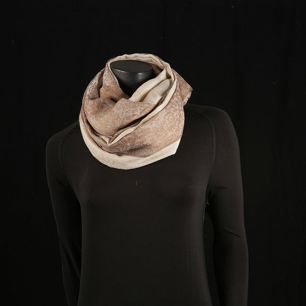 Pashmina Ladies Shawl / Scarf - Alabaster Plain