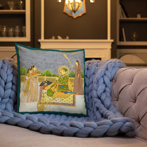 Antique Art Print Decorative Throw Pillow & Cushion Gifts Blanket