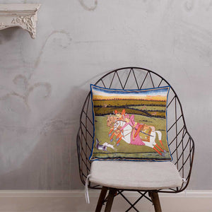 Art Premium  Decorative Throw Pillow & Cushion Hunting Party Chair