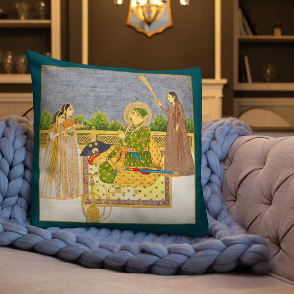 Antique Art Print Decorative Throw Pillow & Cushion Gifts Blanket