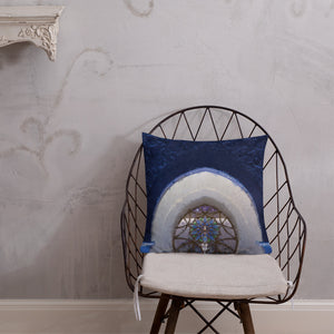 Art Print Decorative Throw Pillow Cushion Mosque Window