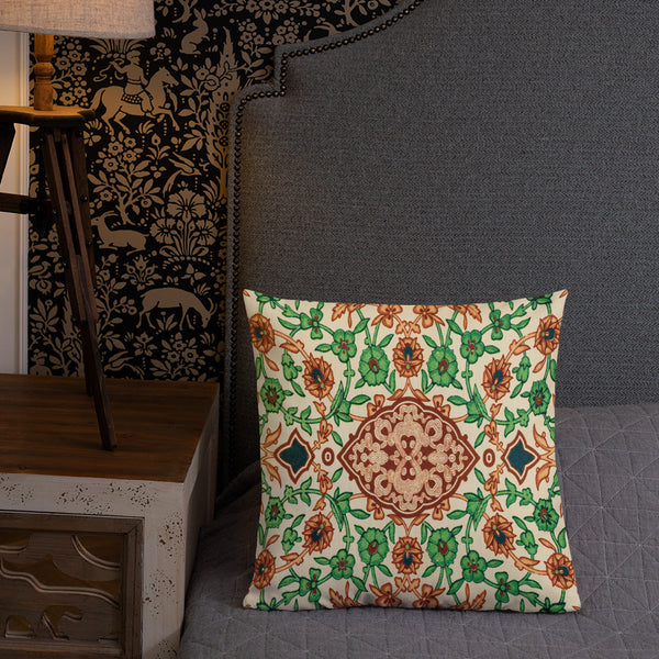 Throw Pillows, Indian Art, Printed Cushions, Antique art print cushions, Decorative cushions and covers, 18x18 in & 22x22 in