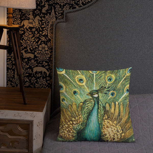 Vintage Art Print Decorative Decorative Throw Pillow / Cushion including insert, 18x18  & 22x22 inches Mor 3