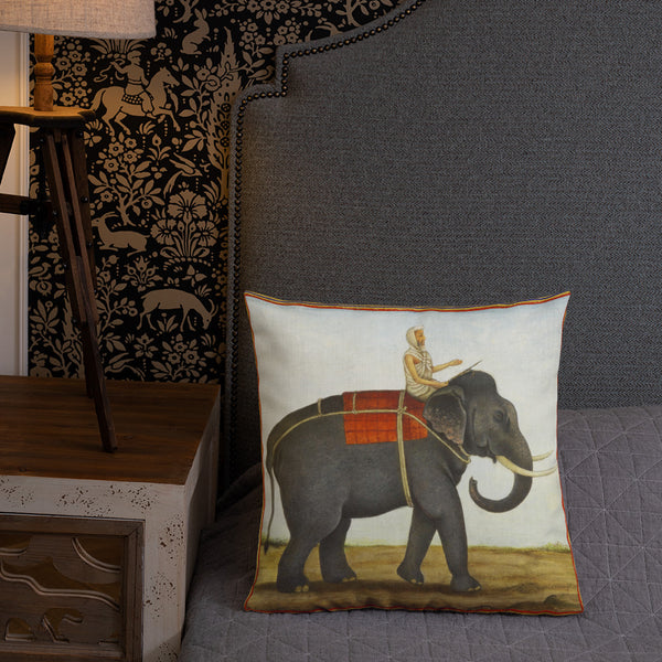 Vintage Art Print  Decorative Throw Pillow / Cushion including insert, 18 x 18 inches & 22 x 22 inches Burden