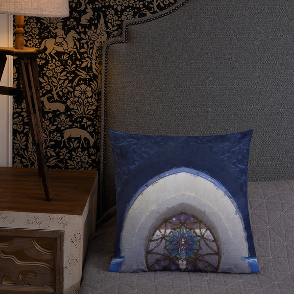 Art Print Decorative Throw Pillow Cushion Mosque Window