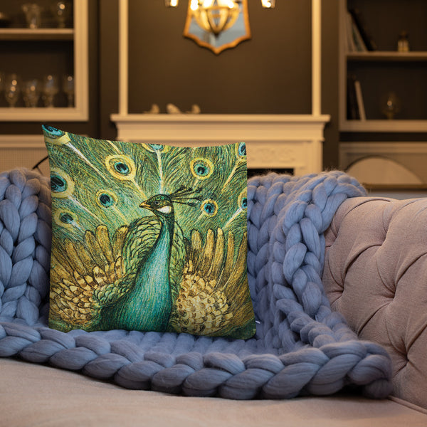 Vintage Art Print Decorative Decorative Throw Pillow / Cushion including insert, 18x18  & 22x22 inches Mor 3