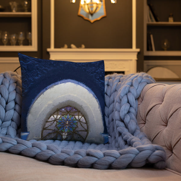 Art Print Decorative Throw Pillow Cushion Mosque Window