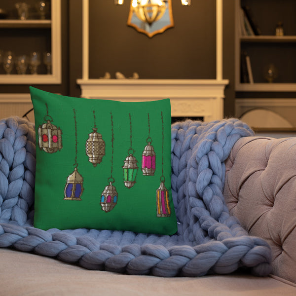 Art Print Decorative Throw Pillow Cushion Ramadan Lantern