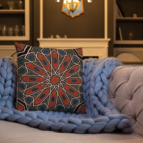 Limited edition Art Print Decorative Throw Pillow Cushion Moroccan Tile