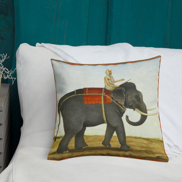 Vintage Art Print  Decorative Throw Pillow / Cushion including insert, 18 x 18 inches & 22 x 22 inches Burden