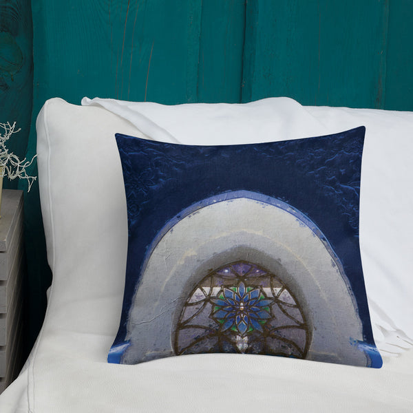 Art Print Decorative Throw Pillow Cushion Mosque Window