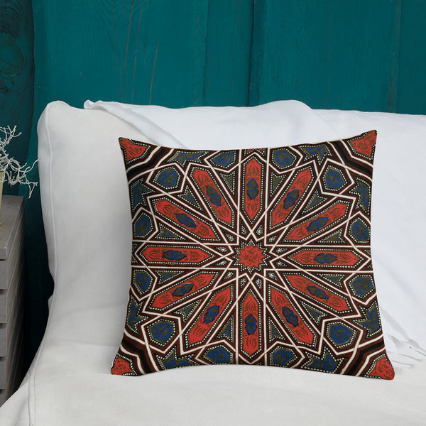 Limited edition Art Print Decorative Throw Pillow Cushion Moroccan Tile