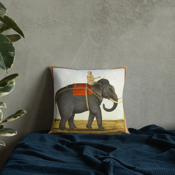 Vintage Art Print  Decorative Throw Pillow / Cushion including insert, 18 x 18 inches & 22 x 22 inches Burden