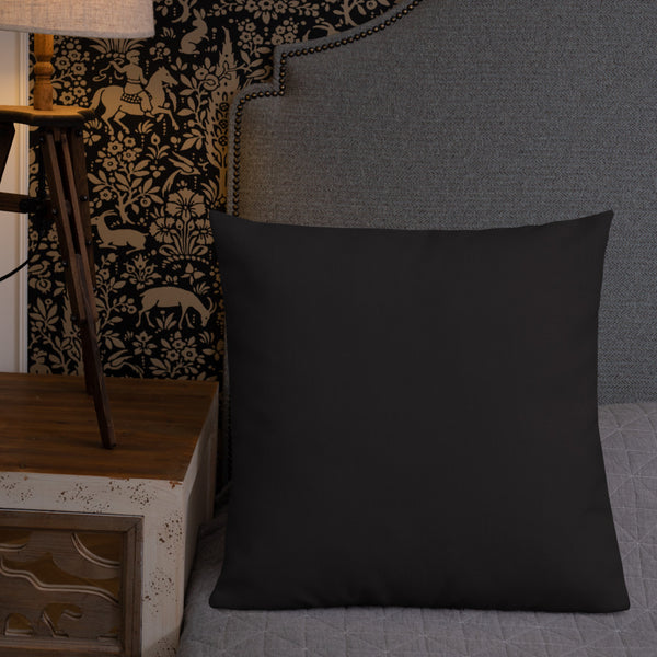 Vintage Art Print  Decorative Throw Pillow / Cushion including insert, 18 x 18 inches & 22 x 22 inches Burden