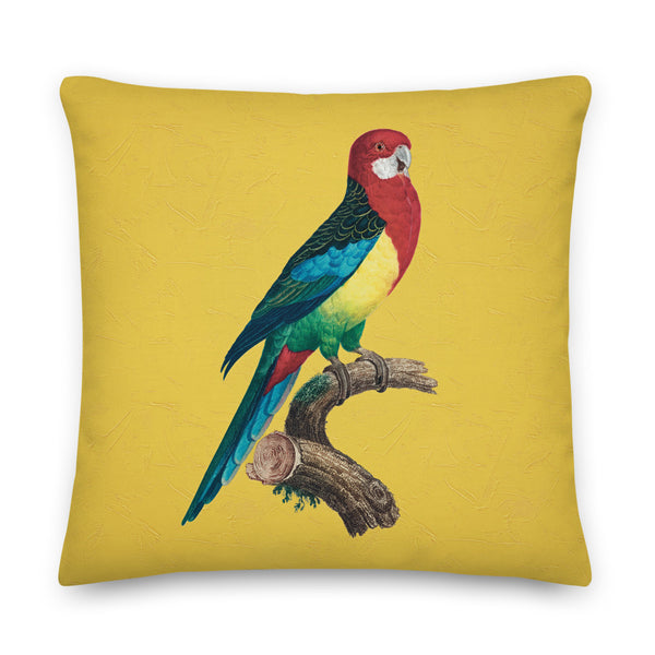 Antique Art Print Decorative Throw Pillow & Cushion Eastern Rosella