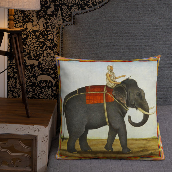 Vintage Art Print  Decorative Throw Pillow / Cushion including insert, 18 x 18 inches & 22 x 22 inches Burden
