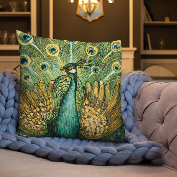 Vintage Art Print Decorative Decorative Throw Pillow / Cushion including insert, 18x18  & 22x22 inches Mor 3