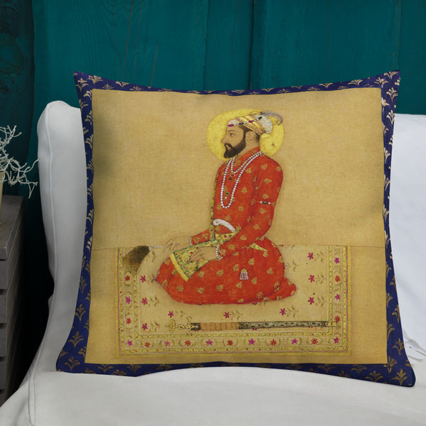 Vintage Art Print  Decorative Throw Pillow & Cushion including insert, 18 x 18 inches & 22 and 22 inches Red Man