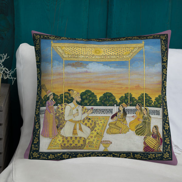 Antique Art Print Decorative Throw Pillow & Cushion Court Singers