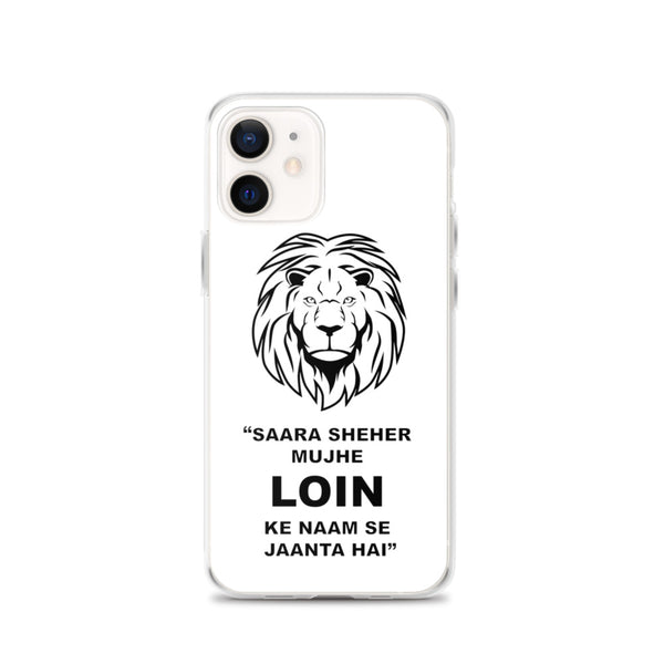 iPhone Case Lion White