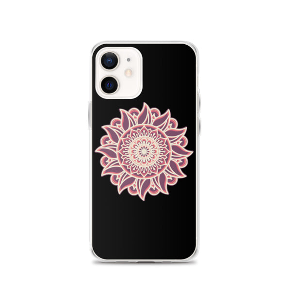 iPhone Case Mandala Black