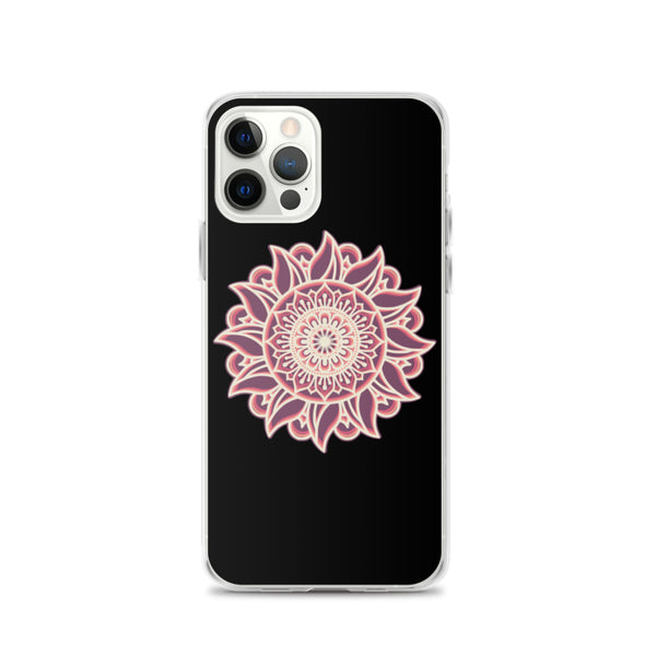 iPhone Case Mandala Black