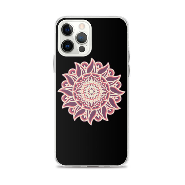 iPhone Case Mandala Black