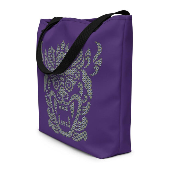 Traditional South Asian Dragon Design Beach Bag