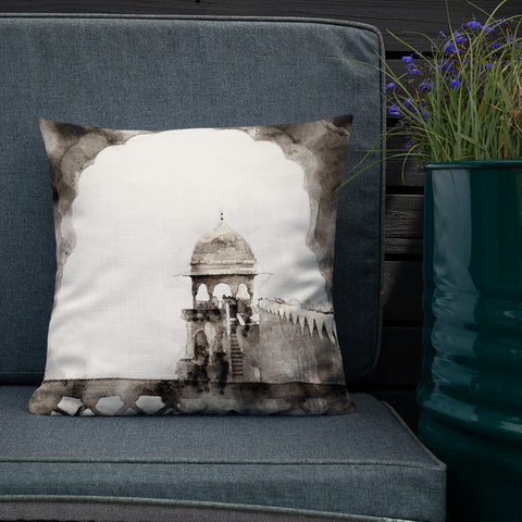  Antique Art Print Decorative Throw Pillow & Cushion  Jaipur Sofa