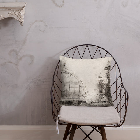 Antique Art Decorative Throw Pillow & Cushion The Dome Chair