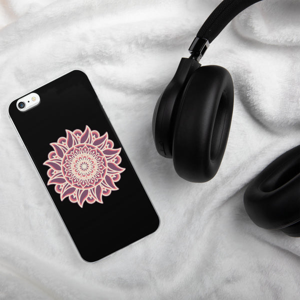 iPhone Case Mandala Black