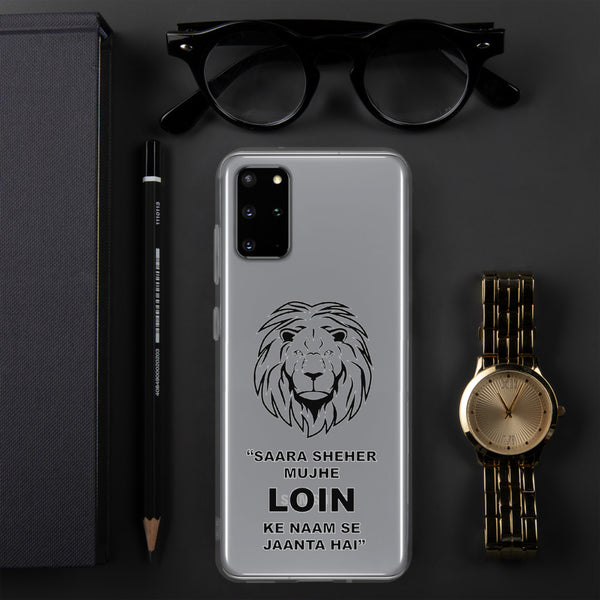 Samsung Case Lion Transparent