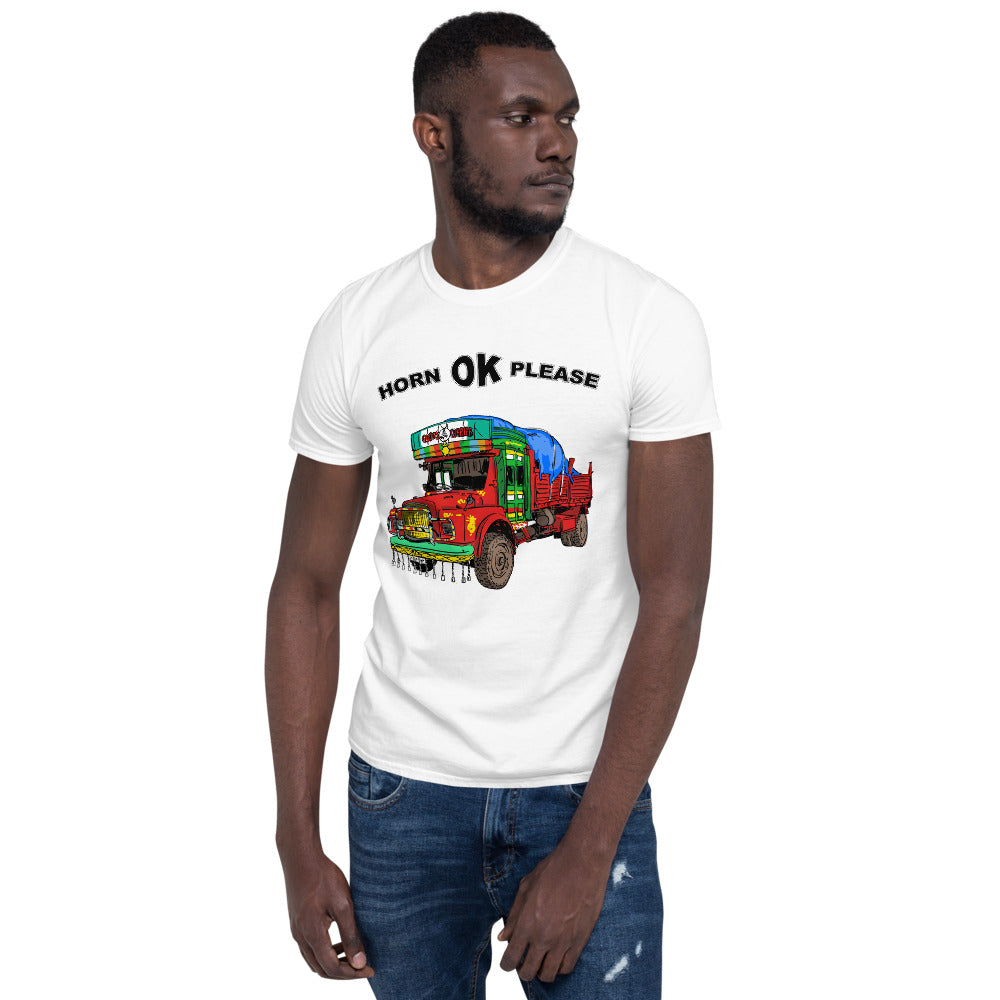 Cotton Unisex T-Shirt Horn OK Please