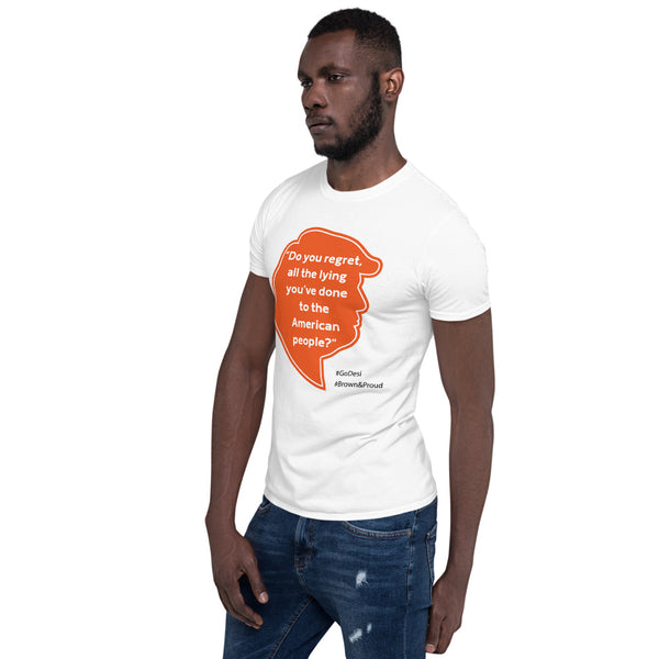 Cotton Unisex T-Shirt Lying Orange
