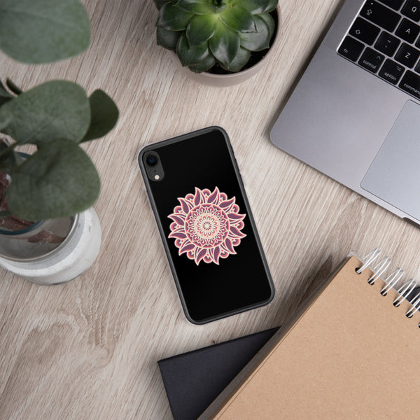 iPhone Case Mandala Black