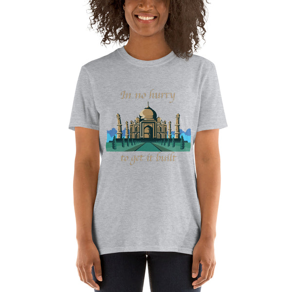 Cotton Unisex T-Shirt Taj Mahal
