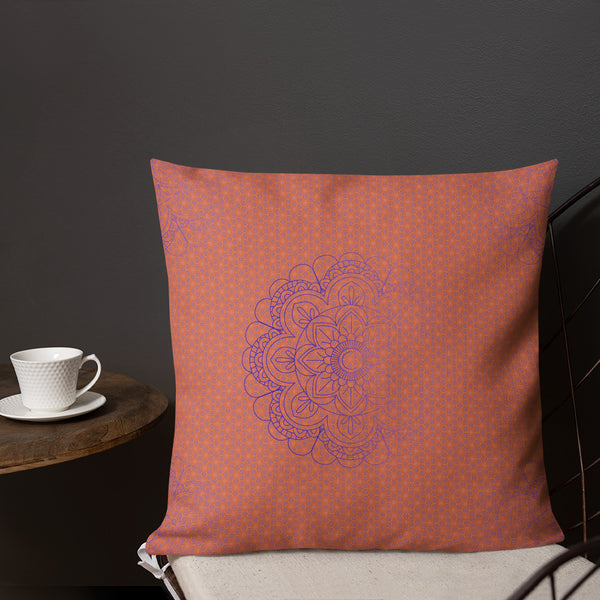 Art Premium  Decorative Throw Pillow & Cushion - Faded Blue