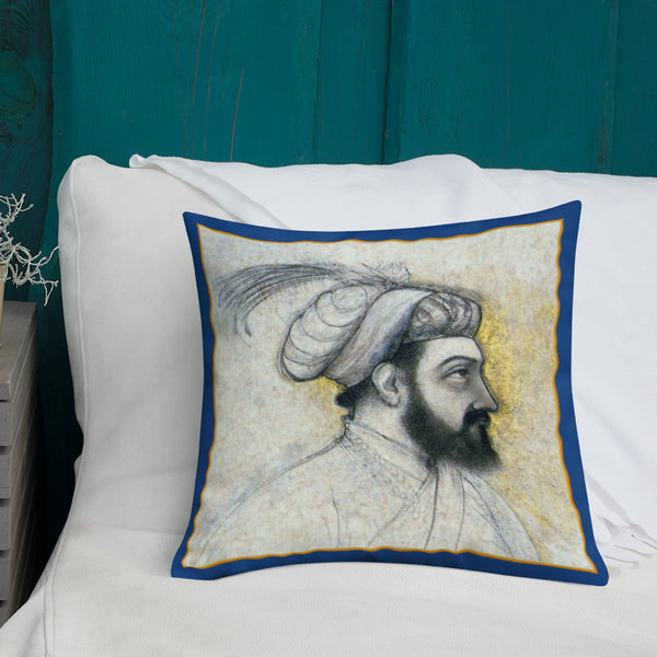 Antique Art Print Decorative Throw Pillow & Cushion The Emperor
